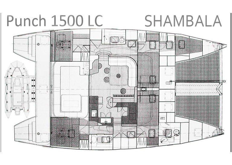 Shambala punch 1500 catamaran